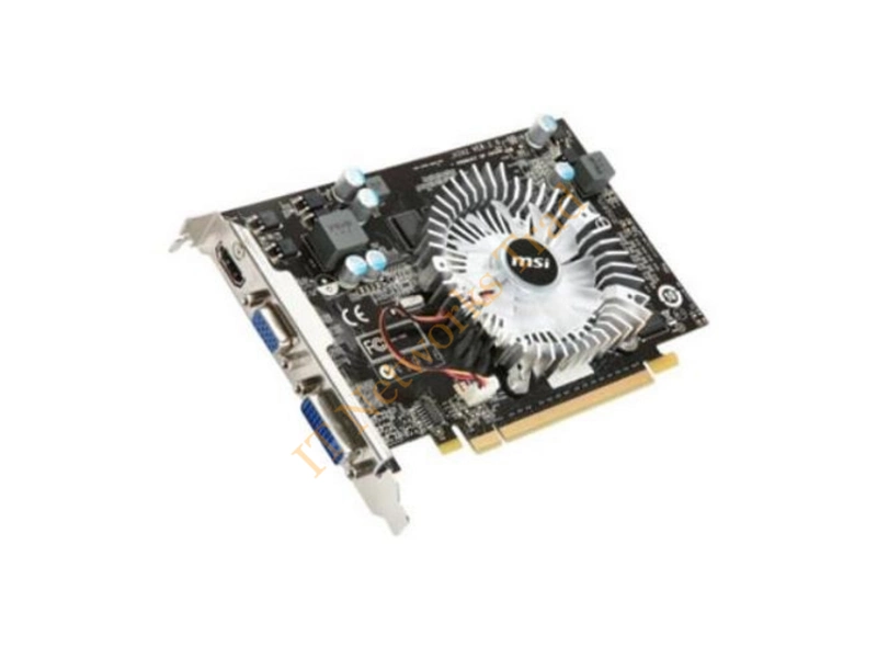 VN220GT-MD1G MSI nVidia GeForce 220GT 1GB 128-Bit DDR2 PCI Express 2.0 VGA/ DVI/ HDMI Video Graphics Card
