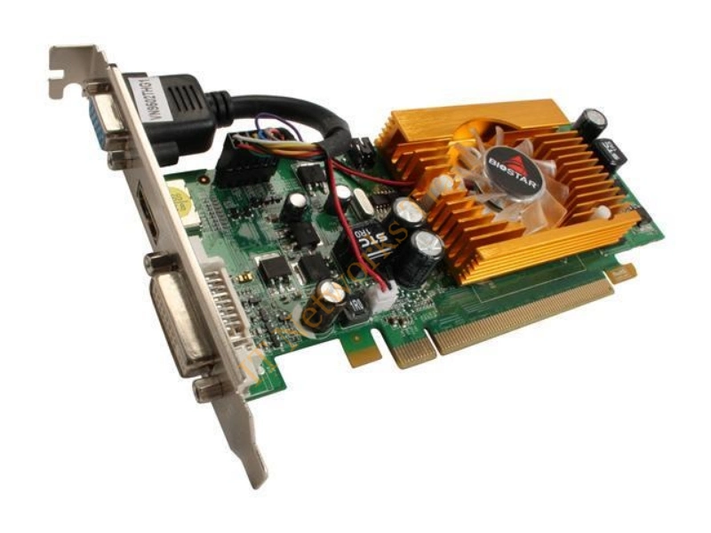 VN9502THG1 Biostar nVidia GeForce 9500GT 1GB DDR2 128-Bit HDMI / D-Sub / DVI PCI Express 2.0 x16 Video Graphics Card