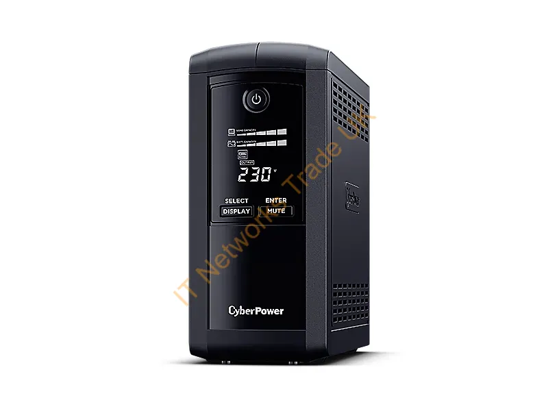 VP1000ELCD - CyberPower VP1000ELCD uninterruptible power supply (UPS) Line-Interactive 1 kVA 550 W 4 AC outlet(s)