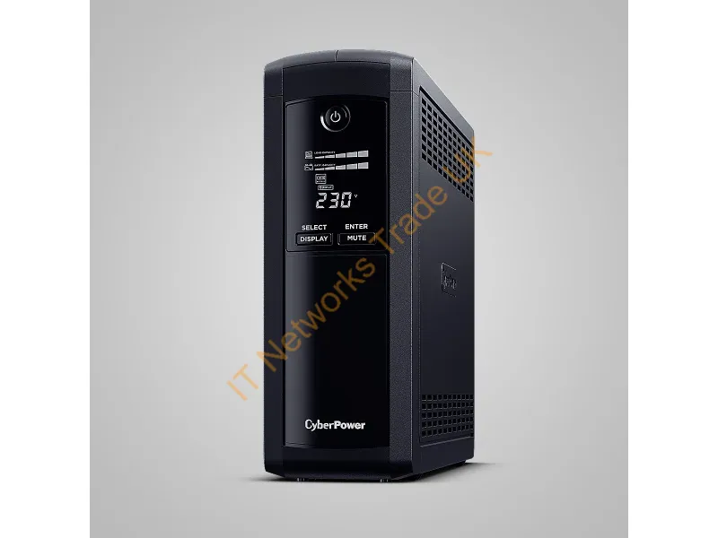 VP1600ELCD-FR - CyberPower Tracer III VP1600ELCD-FR uninterruptible power supply (UPS) Line-Interactive 1.6 kVA 900 W 5 AC outlet(s)