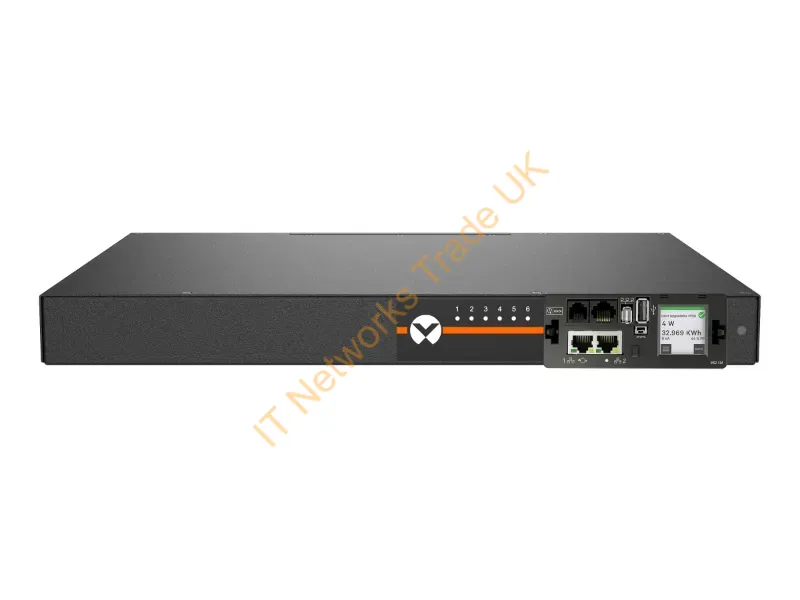VP5N11A0 - Vertiv Geist Mns5M1R5-06S153-1St5A0H10-S Power Distribution Unit (Pdu) 6 Ac Outlet(S) 0U Black