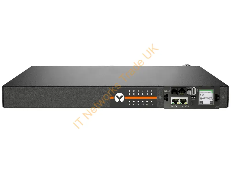VP5N21A2 - Vertiv Geist Mns5M1R5-12Cf13-2Ps56B0H10-S Power Distribution Unit (Pdu) 12 Ac Outlet(S) 0U Black