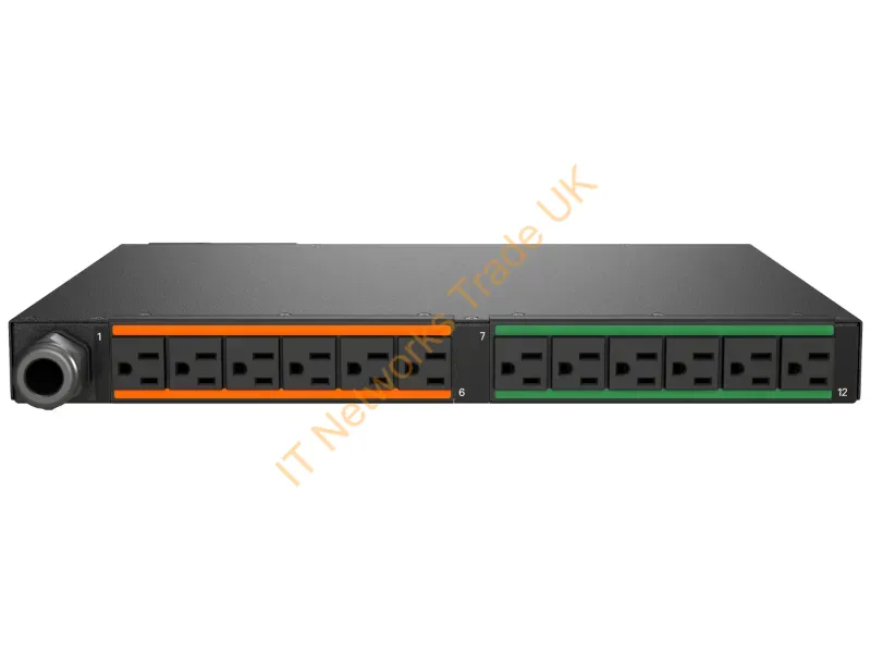 VP5N31A0 - Vertiv Geist Mns5M1R6-12S203-3Tl5A0H10-S Power Distribution Unit (Pdu) 12 Ac Outlet(S) 0U Black
