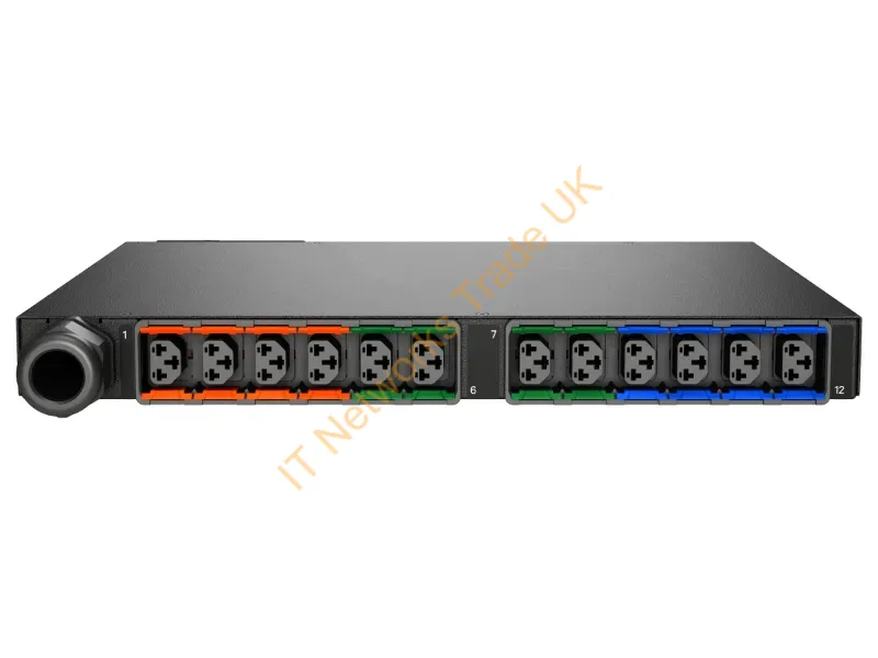 VP7N31A3 - Vertiv Geist Mnu5M1R6-12Cf18-3Tl15A0H10-S Power Distribution Unit (Pdu) 12 Ac Outlet(S) 0U Black