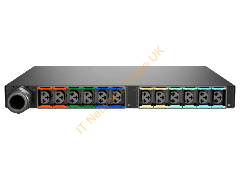 VP7N31A4 - Vertiv Geist Mnu5M1R6-12Cf13-3Tl56A0H10-S Power Distribution Unit (Pdu) 12 Ac Outlet(S) 0U Black