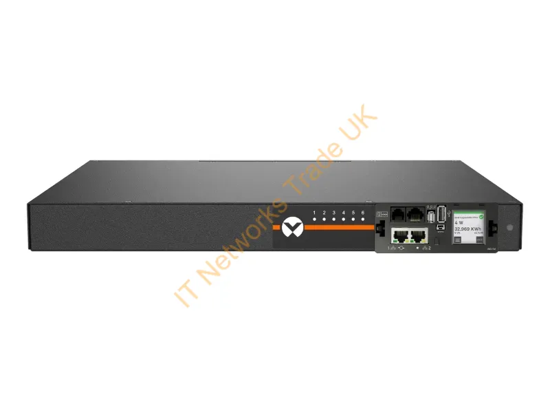 VP7U11A0 - Vertiv Geist Muu5M1R0-06L137-1C14A9H00-S Power Distribution Unit (Pdu) 6 Ac Outlet(S) 0U Black