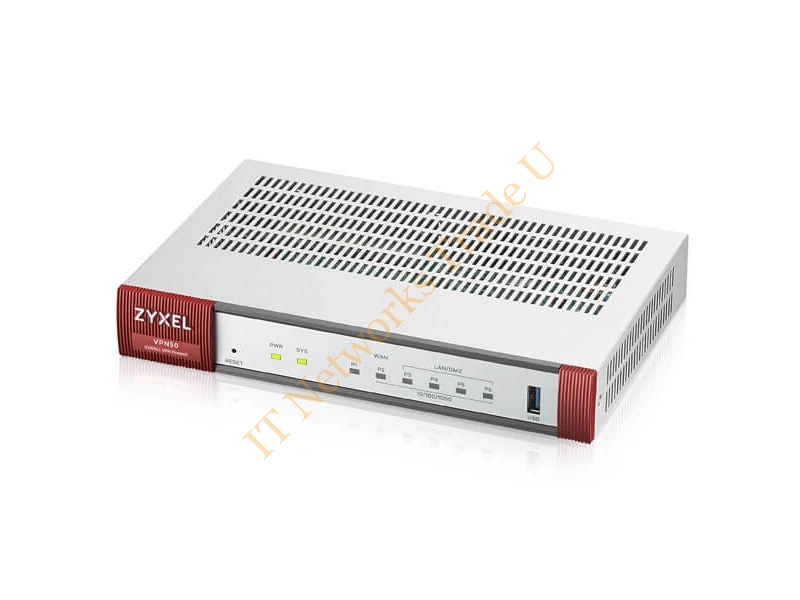 VPN50-EU0101F - ZyXEL VPN Firewall VPN 50 800Mbit/s hardware firewall Networking