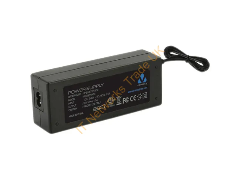 VPSU-57V-1500 - Veracity VPSU-57V-1500 power adapter/inverter Indoor Black