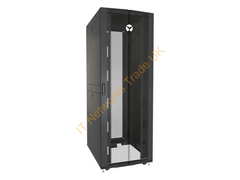VR3107TAA - Vertiv Vr3107Taa Rack Cabinet 48U Freestanding Rack Black, Transparent