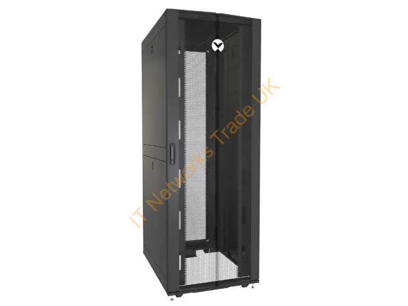 VR3157 - Vertiv Vr3157 Rack Cabinet 48U Freestanding Rack Black, Transparent