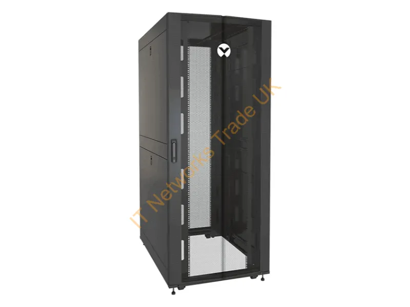 VR3350SP - Vertiv Vr3350Sp Rack Cabinet 42U Freestanding Rack Black, Transparent