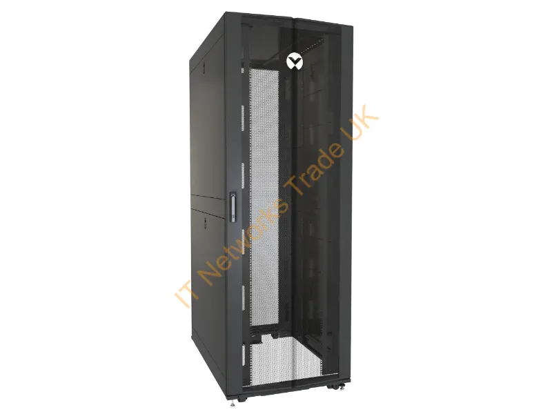 VR3357 - Vertiv Vr3357 Rack Cabinet 48U Freestanding Rack Black, Transparent