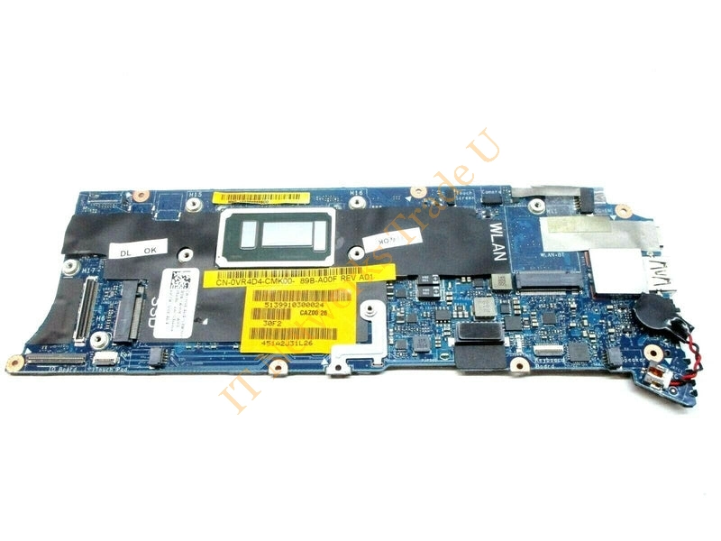 VR4D4 Dell System Board 16GB with Intel I7-7660U 2.5GHz CPU for XPS 13 9360 Laptop Laptop Motherboard