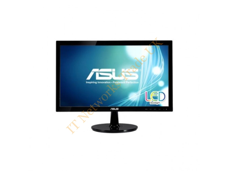 VS207T-P ASUS VS207T-P 19.5 inch Widescreen 80,000,000:1 5ms VGA/DVI LED LCD Monitor, w/ Speakers (Black)
