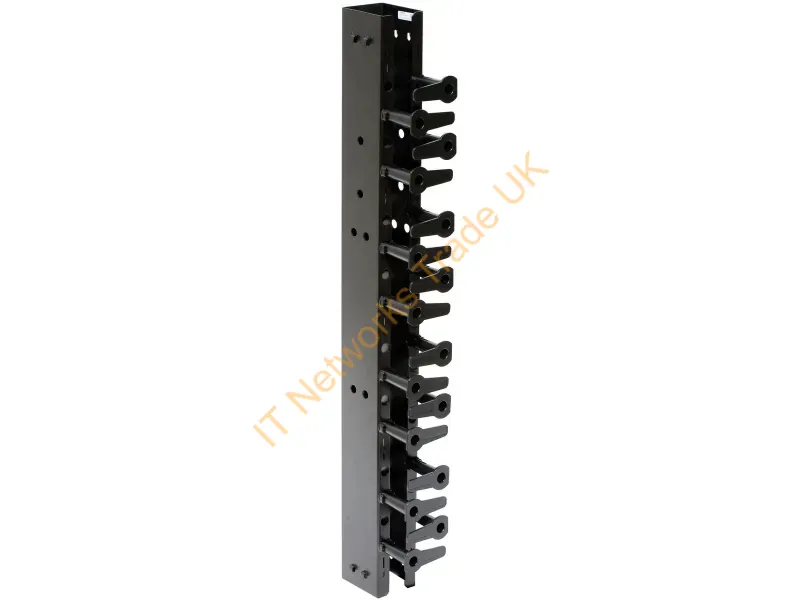 VS73 - Hubbell Premise Wiring Cable Mgmt Vertical Organizer77"Hx3.25"W C Channel Wo/Coverblack