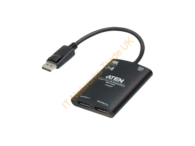 VS92DP - Aten 2-Port True 4K Displayport Mst Hub
