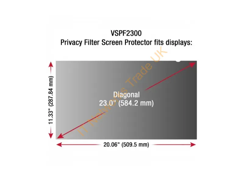 VSPF2300 - Viewsonic Vspf2300 Display Privacy Filters 23" Monitor