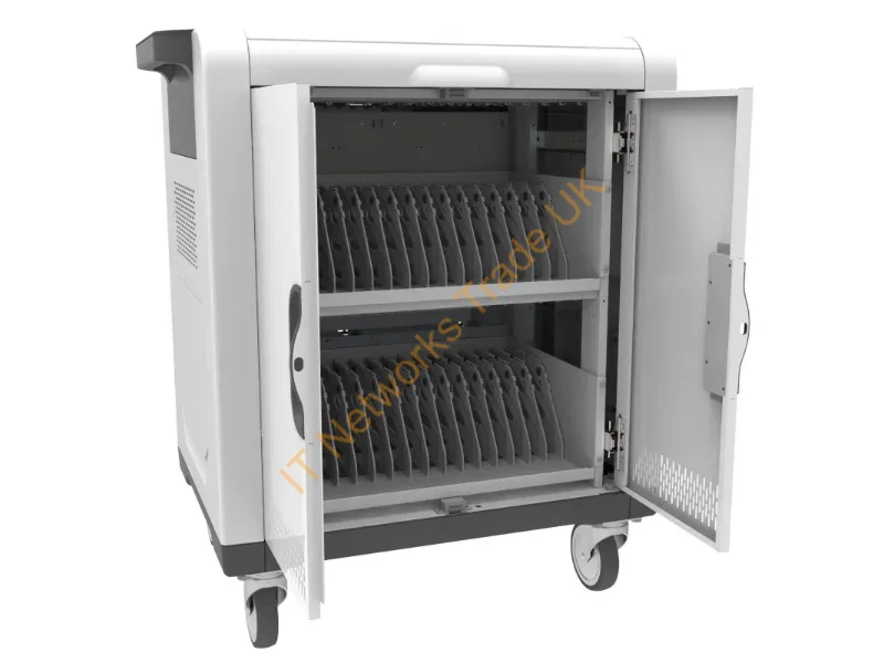 VTSCL32-01 - Rocstor Volt Scl32 Portable Device Management Cart Gray