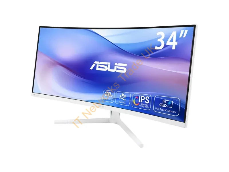 VU34WCIP-W - Asus Vu34Wcip-W Computer Monitor 34" 3440 X 1440 Pixels Wide Quad Hd White
