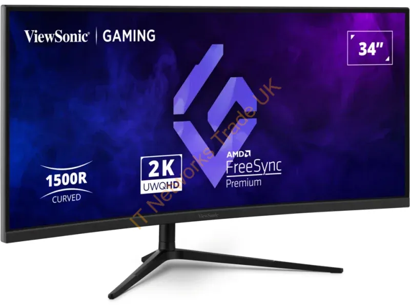 VX3418C-2K - Viewsonic Vx3418C-2K Computer Monitor 34" 3440 X 1440 Pixels Ultrawide Quad Hd Black