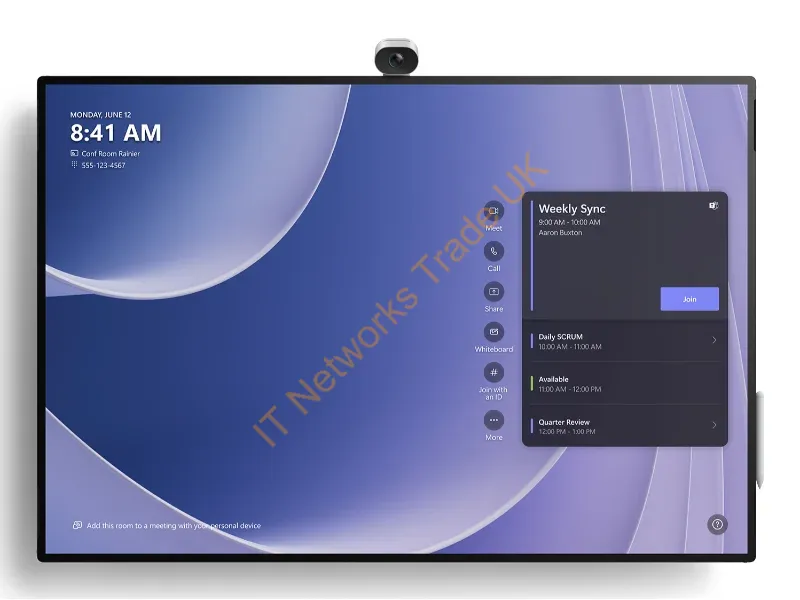 VXV-00004 - Microsoft Surface Hub 3 50" interactive whiteboard 127 cm (50") 3840 x 2560 pixels Touchscreen Platinum