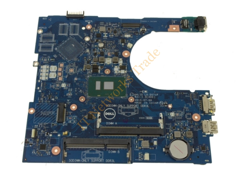 VYVP1 Dell System Board With Intel Core i5-6200U CPU for Inspiron 15 5559 Desktop Motherboard