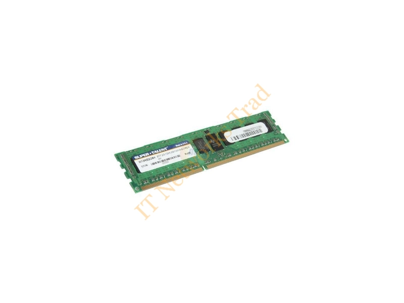 W1333EB4GH Super Talent 4GB DDR3-1333MHz PC3-10600 ECC Unbuffered CL9 240-Pin DIMM Dual Rank Memory Module Server Memory