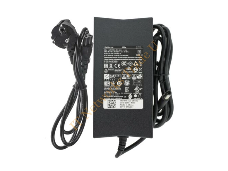 W1828 Dell AC Adapter 130Watt 19.5V Does Not Include Power Cord Power Adapter