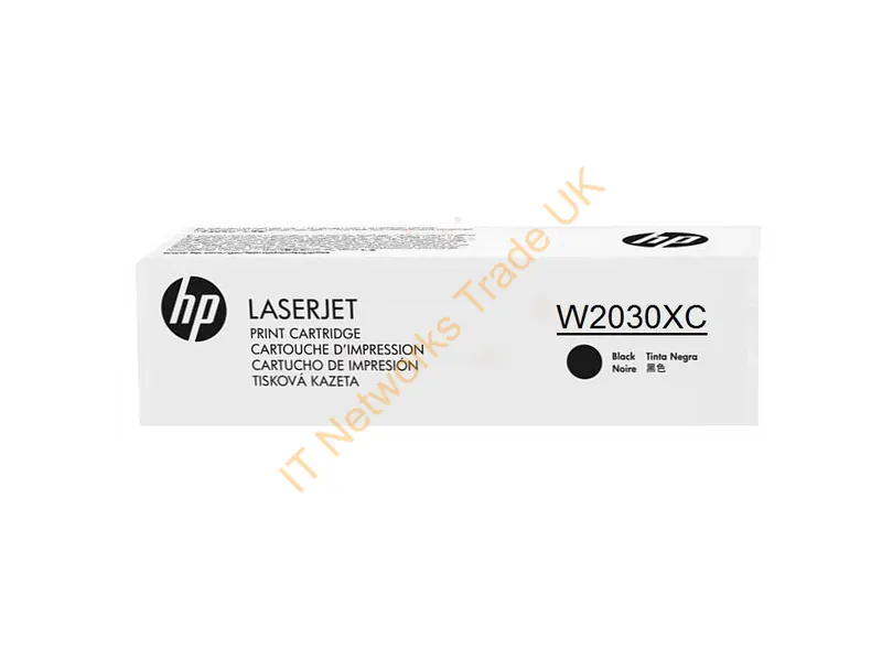 W2030XC - HP W2030XC/415X Toner cartridge black Contract, 7.5K pages ISO/IEC 19798 for HP M 454