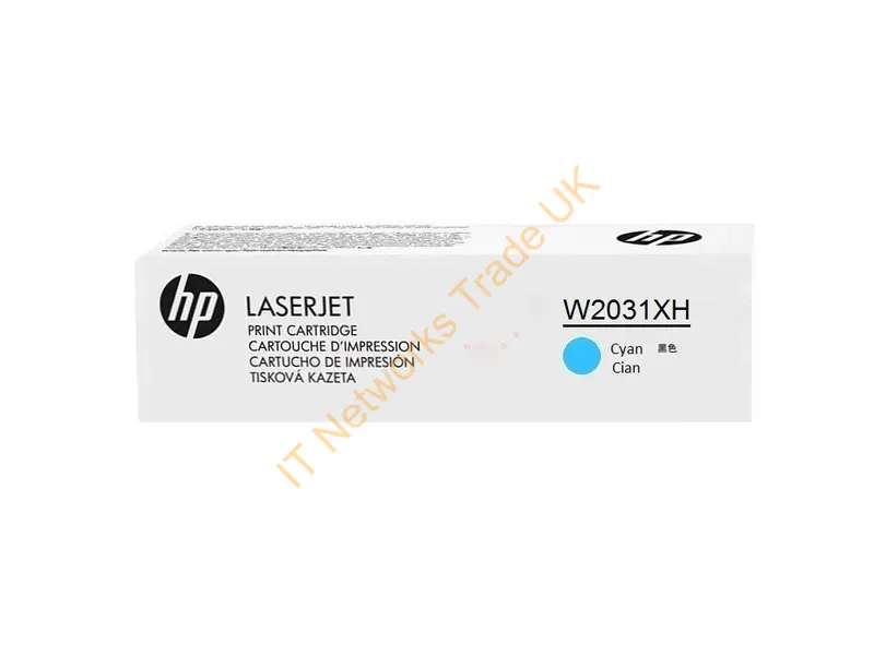 W2031XH - HP W2031XH/415X Toner cartridge cyan Contract, 6K pages ISO/IEC 19798 for HP M 454