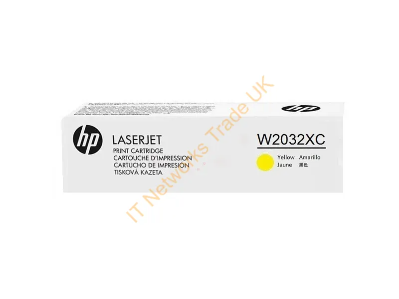 W2032XC - HP W2032XC/415X Toner cartridge yellow Contract, 6K pages ISO/IEC 19798 for HP M 454