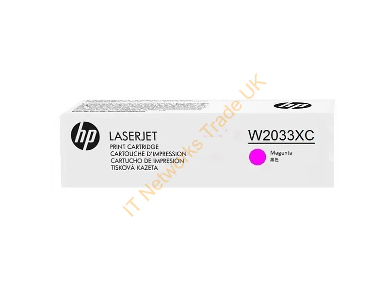 W2033XC - HP W2033XC/415X Toner cartridge magenta Contract, 6K pages ISO/IEC 19798 for HP M 454