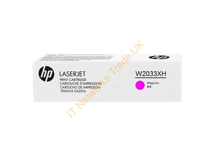 W2033XH - HP W2033XH/415X Toner cartridge magenta Contract, 6K pages ISO/IEC 19798 for HP M 454
