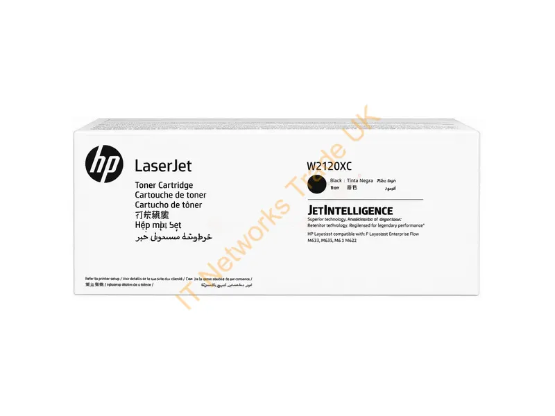 W2120XC - HP W2120XC/212XC Toner cartridge black Contract, 13K pages ISO/IEC 19798 for HP CLJ M 554