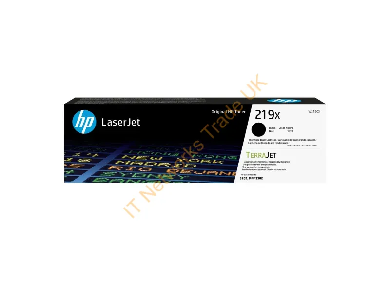W2190X - HP Toner 219X / W2190X Black
