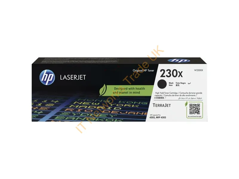 W2300X - HP W2300X/230X Toner cartridge black high-capacity, 7.5K pages ISO/IEC 19798 for HP CLJ Pro 4203