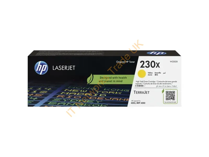 W2302X - HP W2302X/230X Toner cartridge yellow high-capacity, 5.5K pages ISO/IEC 19798 for HP CLJ Pro 4203