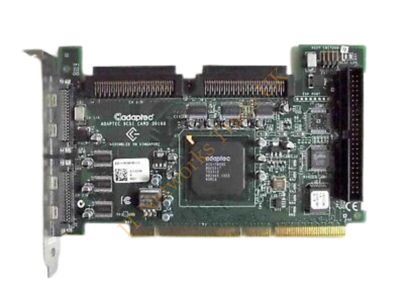 W2414 Dell 39160 Dual Channel Ultra-160 SCSI Controller Card Only RAID Controller