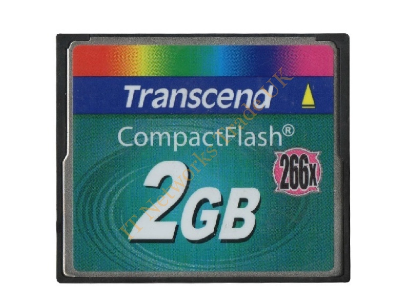 W308G Dell Transcend 2GB 266x CompactFlash (CF) Memory Card