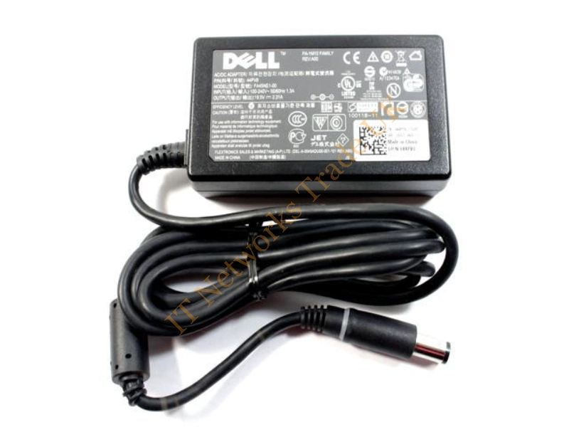 W34YT Dell 45-Watt 19.5V 3-Pin AC Power Adapter for Latitude Z600