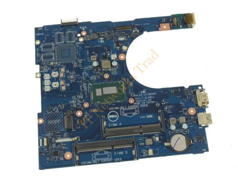 W45H6 Dell System Board for Core i3 2.0GHz (i3-5005U) without CPU Inspiron 15 Laptop Motherboard