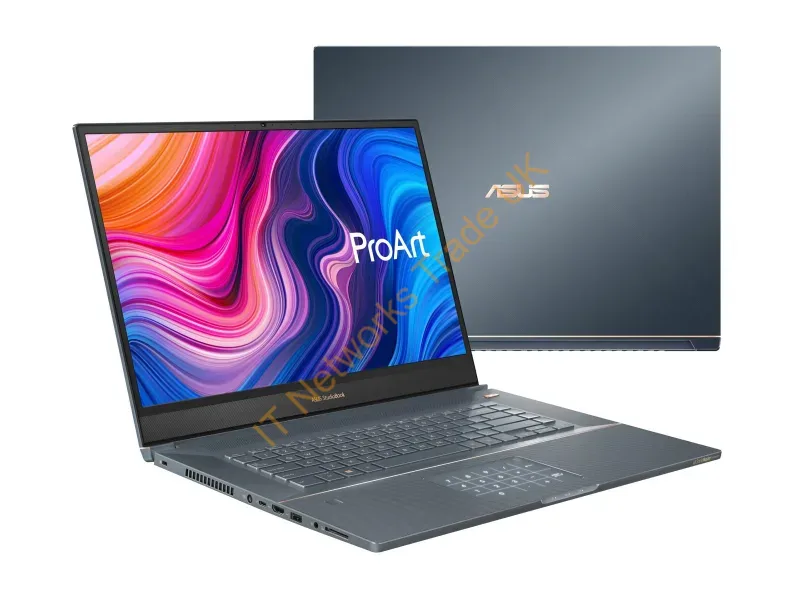 W700G3T-XH77 ASUS Studiobook W700G3T-XH77 17.0 inch Intel -Core i7-9750H 2.6GHz/ 16GB DDR4/ 1TB PCIE G3X4 SSD/ RTX 3000/ USB3.1/ Windows 10 Professional Notebook (Turquoise Gray) Laptop System