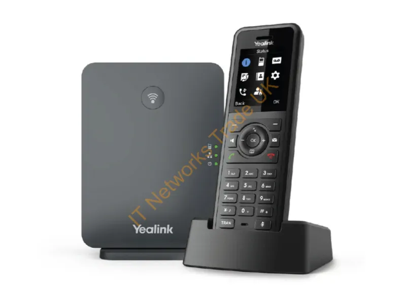 W77P - Yealink W77P Ip Phone Black Tft