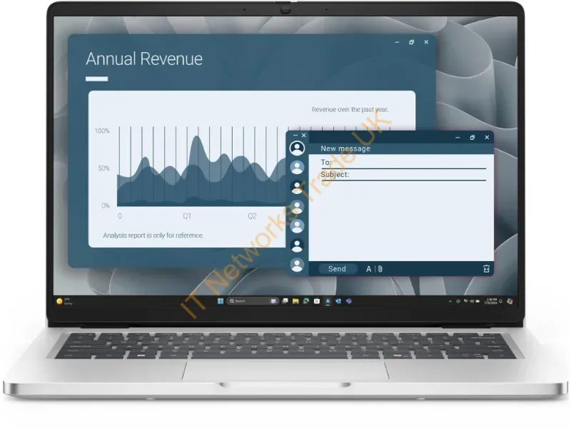 W7JCK - Dell Pro 14 Pc14255 Amd Ryzen Ai 7 Pro 350 Laptop 14" Full Hd+ 16 Gb Ddr5-Sdram 512 Gb Ssd Wi-Fi 6E (802.11Ax) Windows 11 Pro English Silver