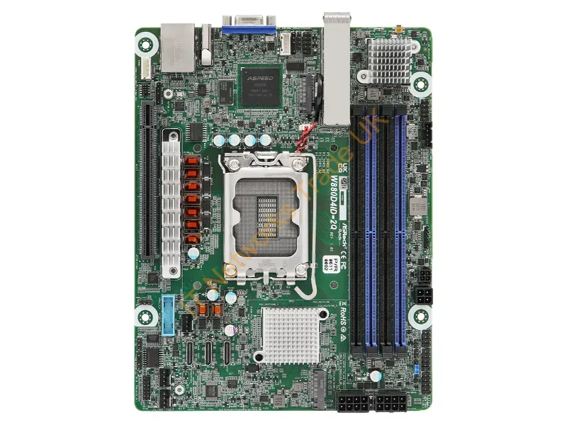W880D4ID-2Q - Asrock W880D4Id-2Q Motherboard Intel W880 Lga 1851 (Socket V1) Mini Itx