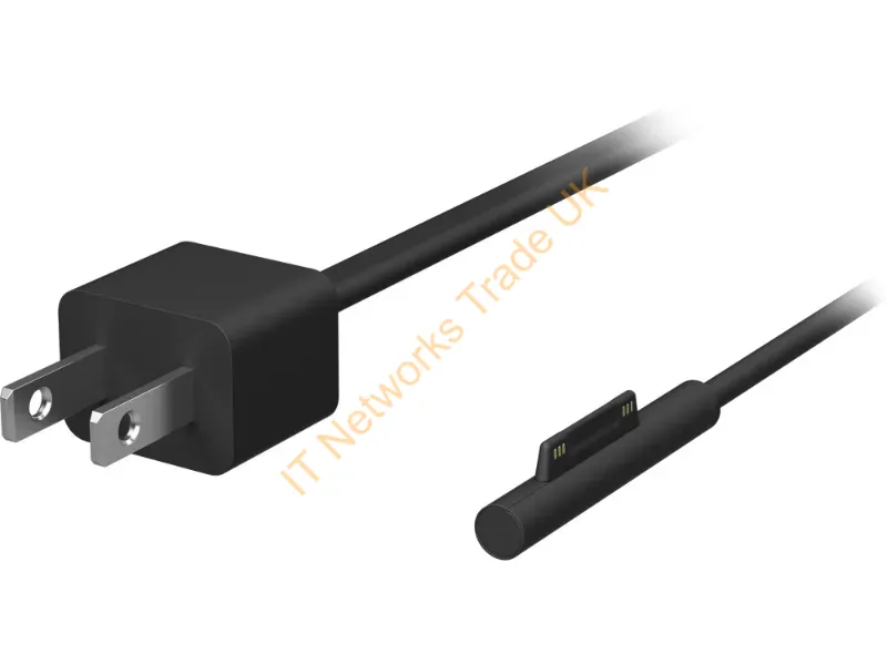 W8Z-00001 - Microsoft Surface 65W Power Supply Laptop, Tablet Black Ac Indoor