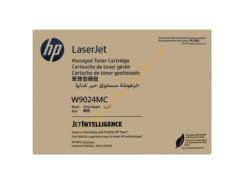 W9024MC - HP W9024MC Toner cartridge black Contract, 11.5K pages ISO/IEC 19752 for HP E 40040 dn