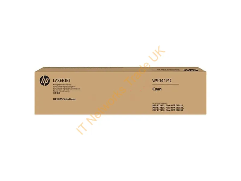 W9041MC - HP W9041MC Toner-kit cyan Contract, 32K pages ISO/IEC 19798 for HP E 77800