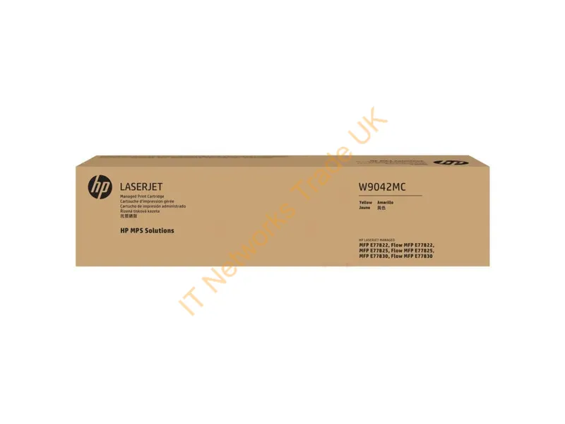 W9042MC - HP W9042MC Toner-kit yellow Contract, 32K pages ISO/IEC 19798 for HP E 77800