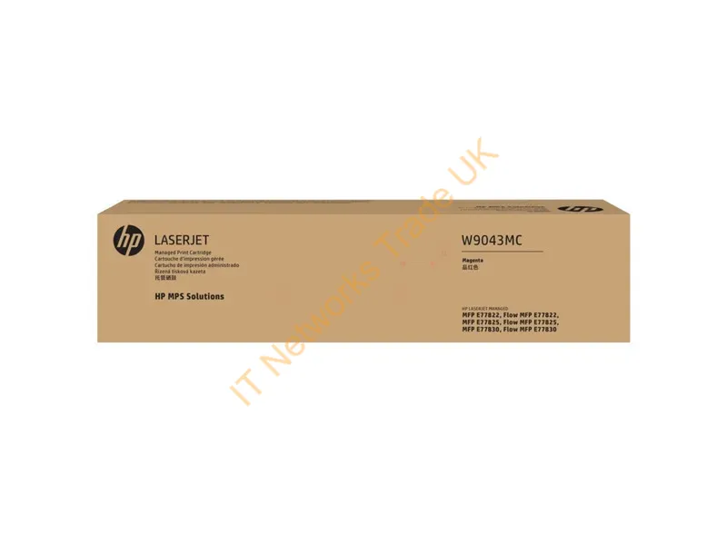 W9043MC - HP W9043MC Toner-kit magenta Contract, 32K pages ISO/IEC 19798 for HP E 77800